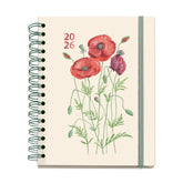 AGENDA ANUAL 2026 PLUS WIRE-O S/V AMAPOLA ENTREDOS | MIQUELRIUS AGENDAS